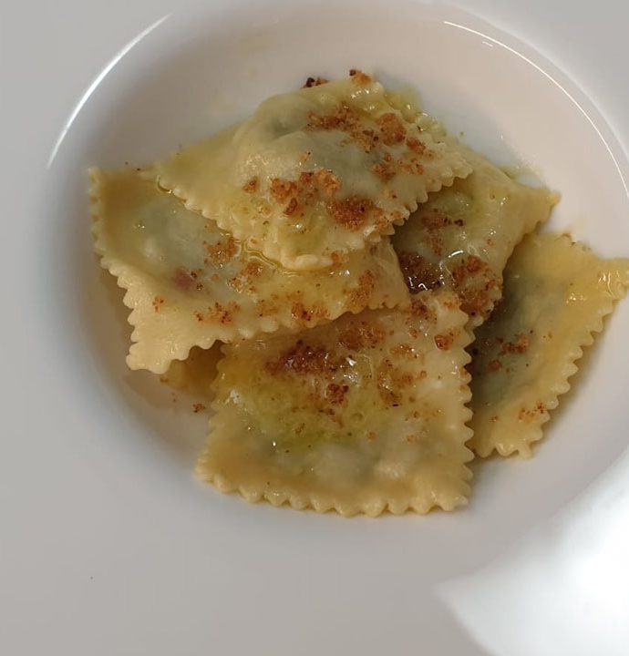 Ravioli broccoli siciliani e patate