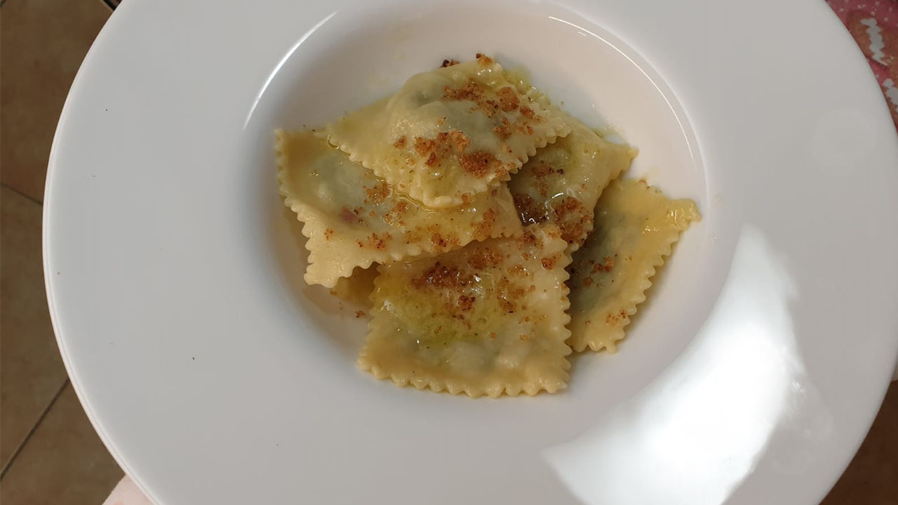 Ravioli broccoli siciliani e patate